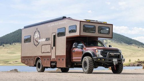 This Massive RV Is So Roomy It Has a 4-Person Bar and King-Sized Bedroom