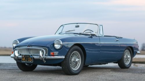 A 1967 MG MGB Roadster in Photos