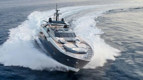 This New 120-Foot Superyacht Has a Giant 6-Seat Jacuzzi Right on the Bow