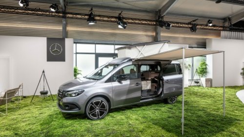 Mercedes-Benz‘ Latest Camper Van Concept Is Compact and Fully Electric