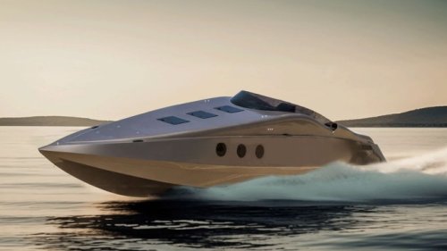 This 44-Foot Carbon-Fiber Speedboat Can Rocket to 110 MPH