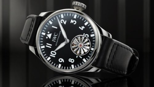 IWC’s Newest Big Pilot Watch Shows Off a Tourbillion That Looks Like an Airplane Engine