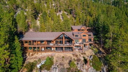 Home of the Week: This $19.8 Million Alpine Lodge Overlooking Lake Tahoe Moonlights as a Reality TV Star