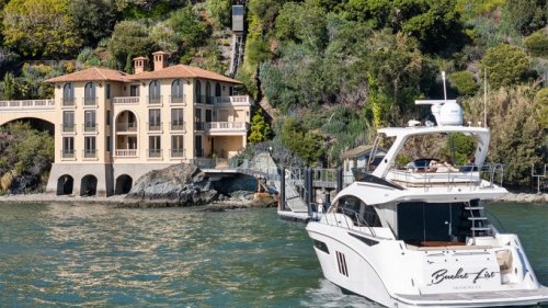 This $22 Million Waterfront Villa in Marin County Comes With a Yacht and a Funicular