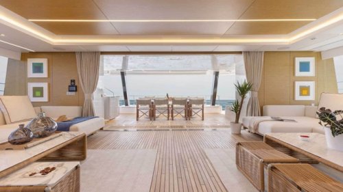 The Interior of Sunreef’s New 79-Foot Catamaran Was Inspired by Tropical Beaches