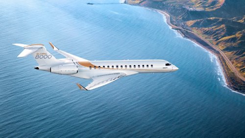 Bombardier Unveils the Fastest Business Jet in the World , Its New Global 8000 Flagship