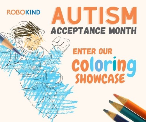 Autism Acceptance RoboKind Coloring Showcase