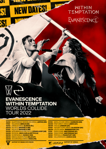 Within Temptation & Evanescence aplazan su gira a 2022