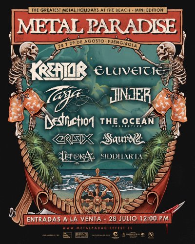 Festival METAL PARADISE Mini este mes de Agosto en Fuengirola
