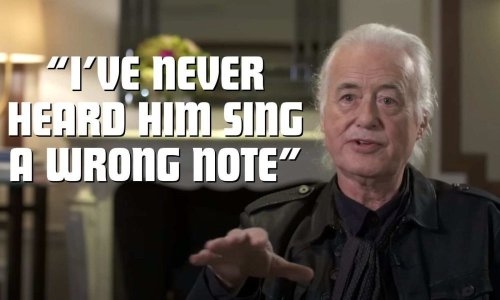 The singer that Jimmy Page said never sang a wrong note