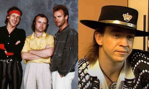 Mark Knopfler's and Phil Collins' opinion on Stevie Ray Vaughan