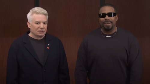 See 'SNL' Spoof Mike Myers' Infamous Kanye West Moment in Elevator Sketch