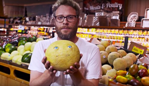 Watch Seth Rogen Scare Shoppers With 'Sausage Party' Supermarket Prank