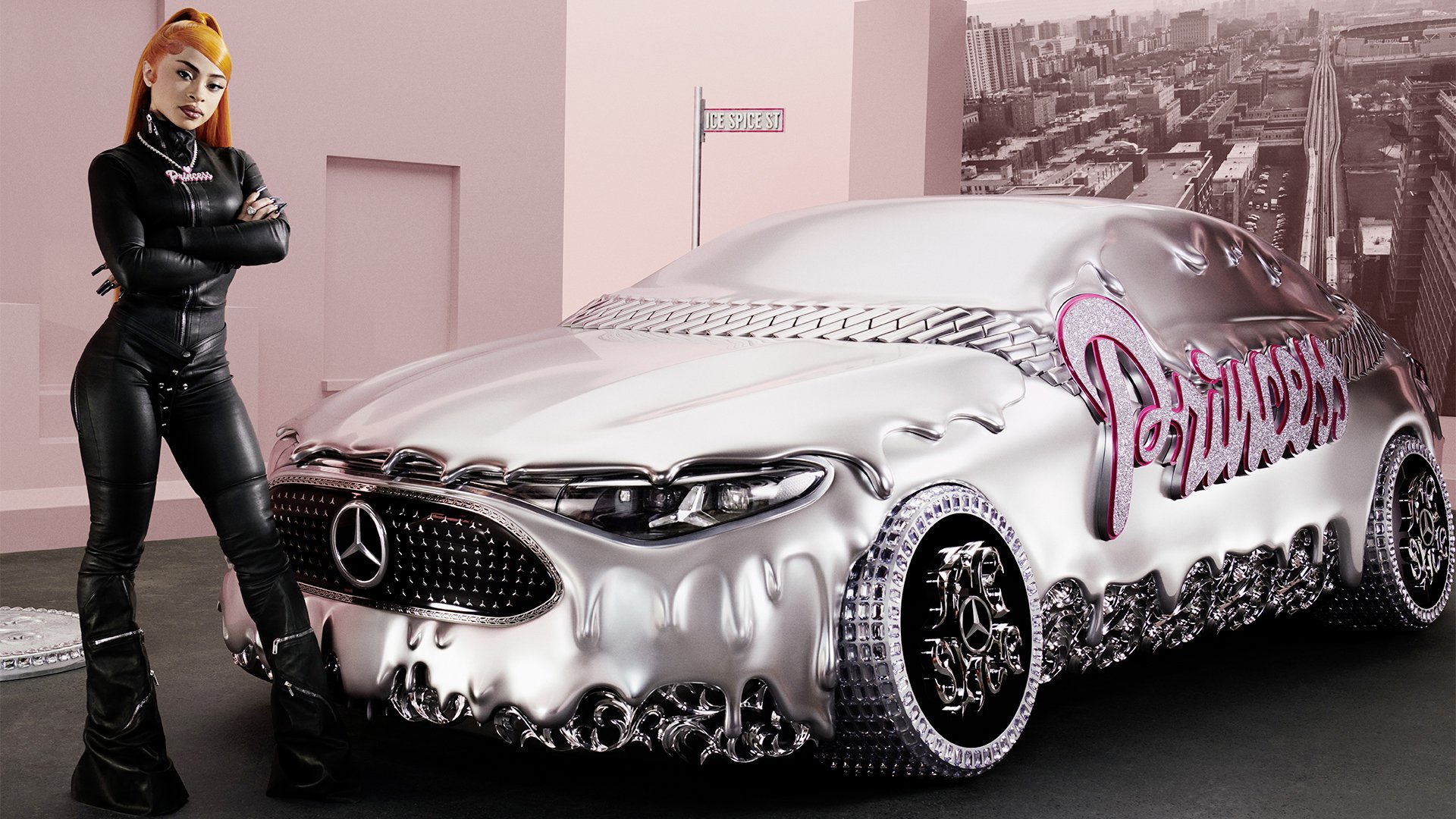 Ice Spice hat ihren eigenen Mercedes gestaltet