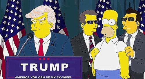 „Die Simpsons“ haben Trumps Wiederantritt als Präsident vorhergesagt