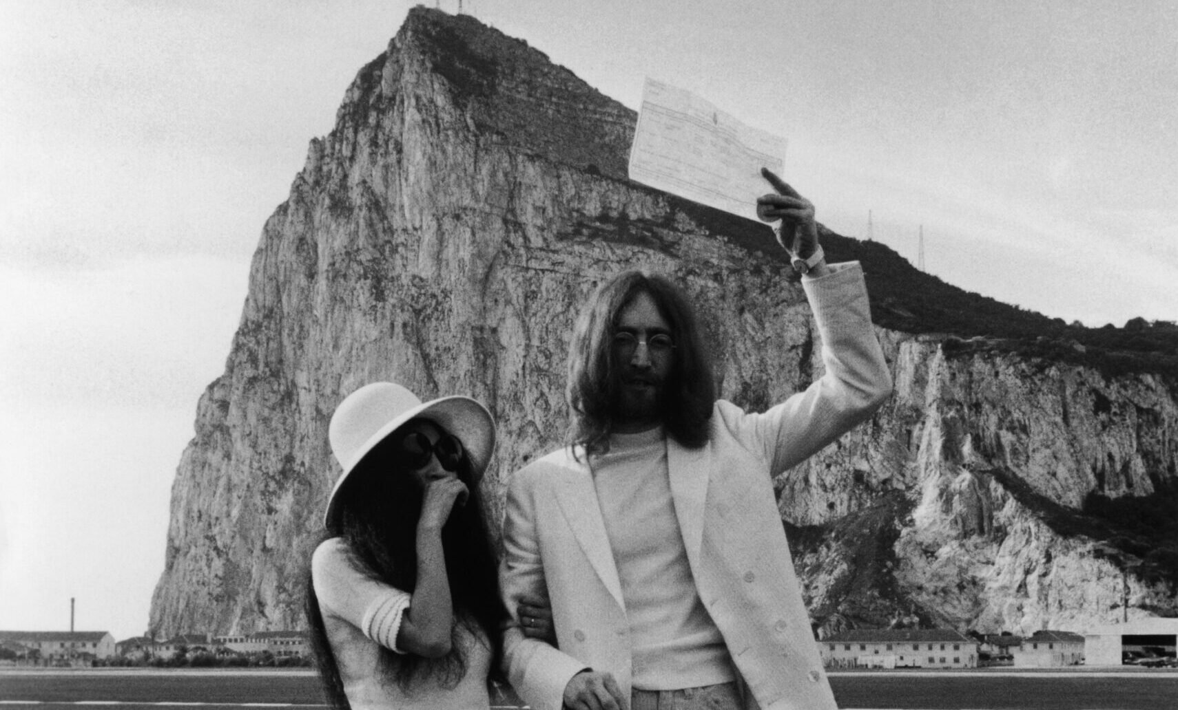 1969 heirateten John Lennon und Yoko Ono auf Gibraltar