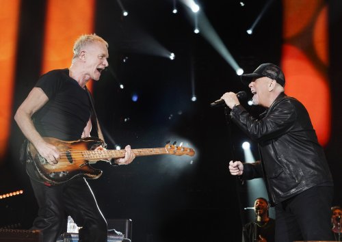 Klare Hierarchie: Sting muss vor Billy Joel auftreten und spielt weniger...
