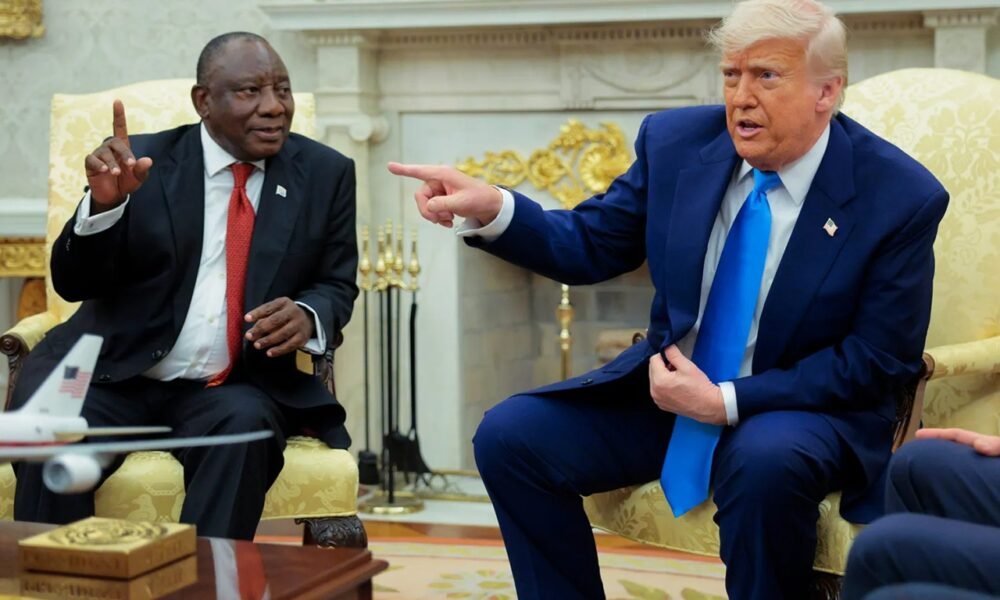 Donald Trump s’en prend au président sud-africain Cyril Ramaphosa