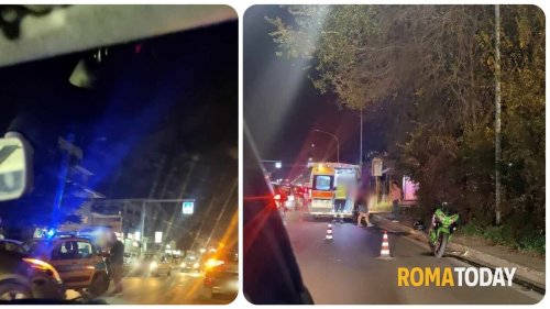 Incidente via Casilina: scontro auto-moto, ferita una 35enne