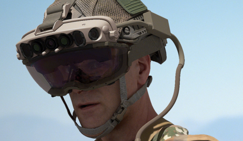 What the HoloLens headset delivered by Microsoft for the US military looks like. What features they offer - Royals Blue