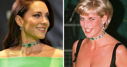 Royaler Schmuck: Prinzessin Kate trägt Smaragd-Kette von Diana