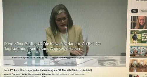 Politisches Leben in Moers: Stadtrat-TV – Da geht noch was