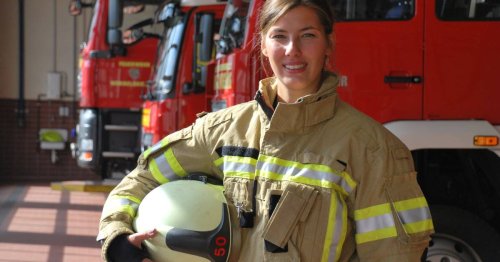 Feuerwehrfrau Annika Vieth aus Wermelskirchen: Eine Feuerwehrfrau hat Seltenheitswert