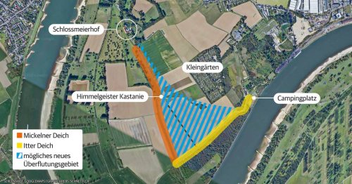 Himmelgeister Rheinbogen: Baustart für neuen Düsseldorfer Deich erst nach 2030