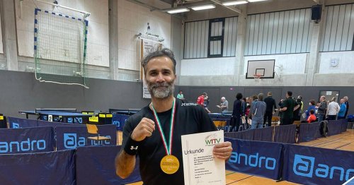Moerser Tischtennisspieler holt Gold: Ismet Erkis Westdeutscher Meister an der Platte