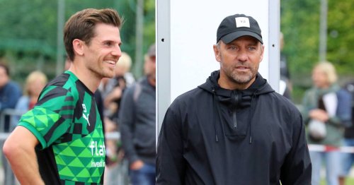 Besuch im Trainingslager: Hansi Flick gibt Gladbachs Jonas Hofmann ein klares WM-Signal