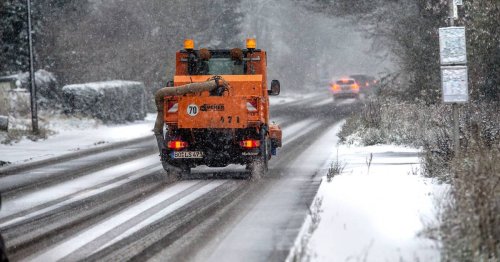 Wetter in NRW: Schnee bis in die tieferen Lagen am Montagmorgen