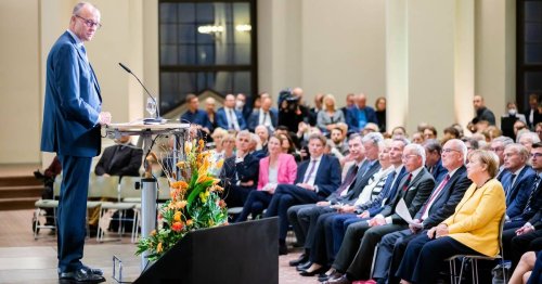 Prägende Rolle bei deutscher Einigung: Merz würdigt Kohl bei erster Veranstaltung der Kanzler-Stiftung