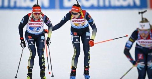 Biathlon-Weltcup: Deutsche Staffeln in Östersund beide auf Rang drei