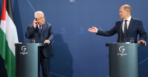 Späte Reaktion auf Abbas-Äußerung: Genau das, was einem Bundeskanzler nie passieren darf