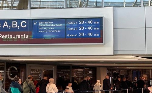 Report aus dem Terminal: So lang sind die Wartezeiten am Flughafen Düsseldorf