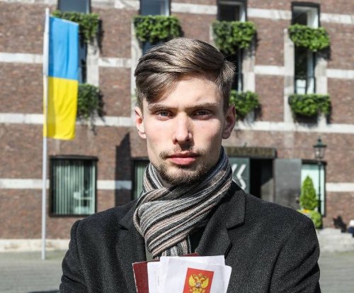 Menschen in Düsseldorf: „Ich bin Russe und gegen den Krieg“