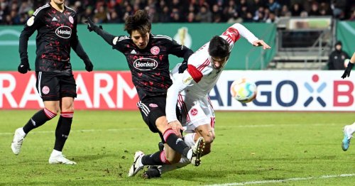 Entscheidung im Elfmeterschießen: Fortuna nach Pokal-Drama in Nürnberg raus