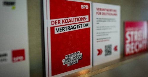 Laut Parteikreisen: SPD-Mitglieder stimmen Koalitionsvertrag mit Union zu