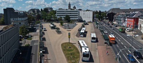 Großbaustelle in Remscheid: Ebert-Platz-Umbau nimmt Fahrt auf