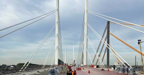 A40-Rheinbrücke bei Duisburg: Neue Brücke wird früher freigegeben als geplant