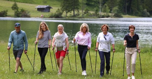 Schloss Elmau: Britta Ernst führt die G7-Frauen durch das Damenprogramm