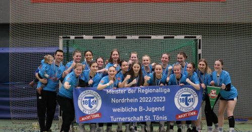 Handball: Weibliche Jugend der Turnerschaft St. Tönis ist Nordrheinmeister