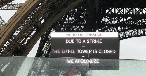 Streik am Eiffelturm: Die rostende Eisendame in Paris