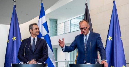 Friedrich Merz empfängt im Kanzleramt: Griechischer Besuch und krude Kokain-Gerüchte