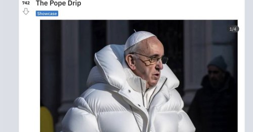 Aufregung um KI-Fotos: Wenn der Papst plötzlich hippe Daunenjacke trägt