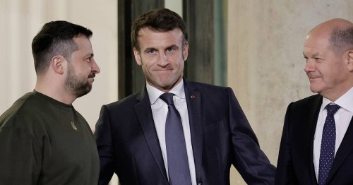 Krieg in der Ukraine: Selenskyj und Macron treffen sich zum EU-Sondergipfel in Brüssel