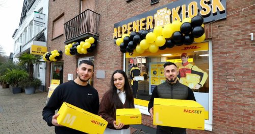Alpen hat wieder einen Postschalter: Kiosk macht auch Postbank-Geschäfte