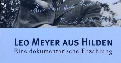 Hilden: Stele für Leo Meyer kommt – Kritik an CDU-Ablehnung