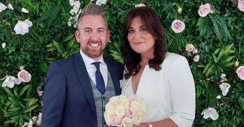 Stefanie Preissner shows off €45 wedding dress for the first time in new snaps