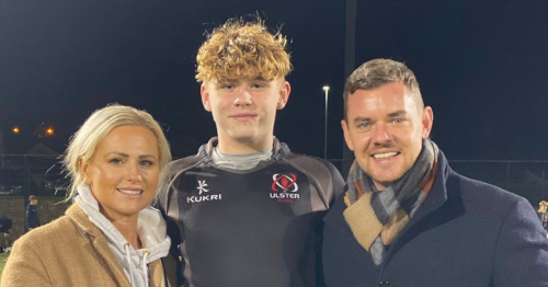 Mrs Browns Boys Danny O’Carroll is a proud Dad as son lines out for Ulster rugby